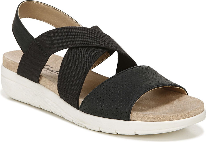 Lifestride Sandals Plush Black - Wide