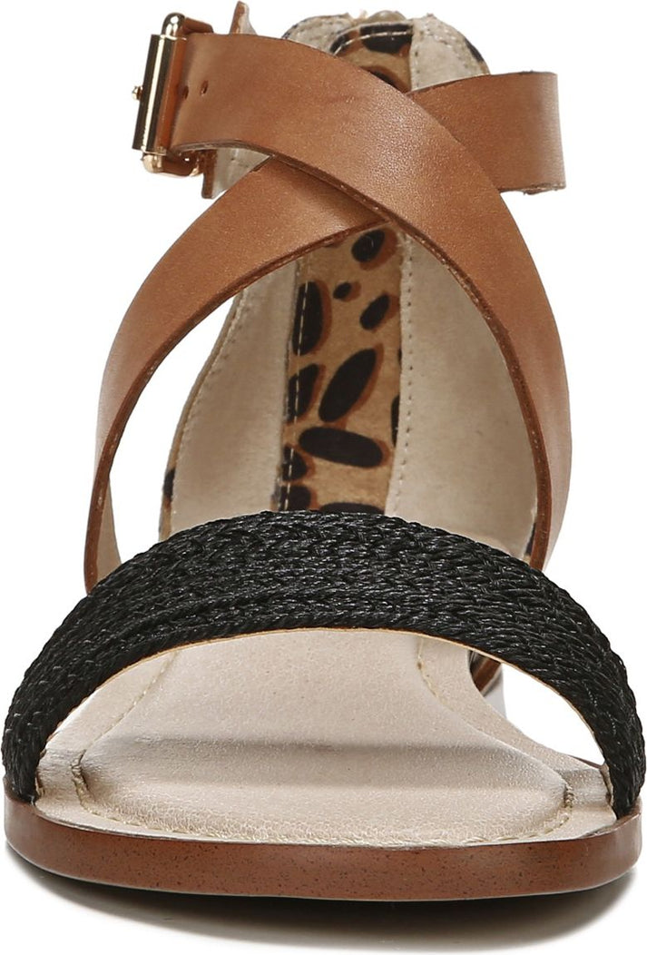 Lifestride Sandals Riley Black/tan/leopard - Wide