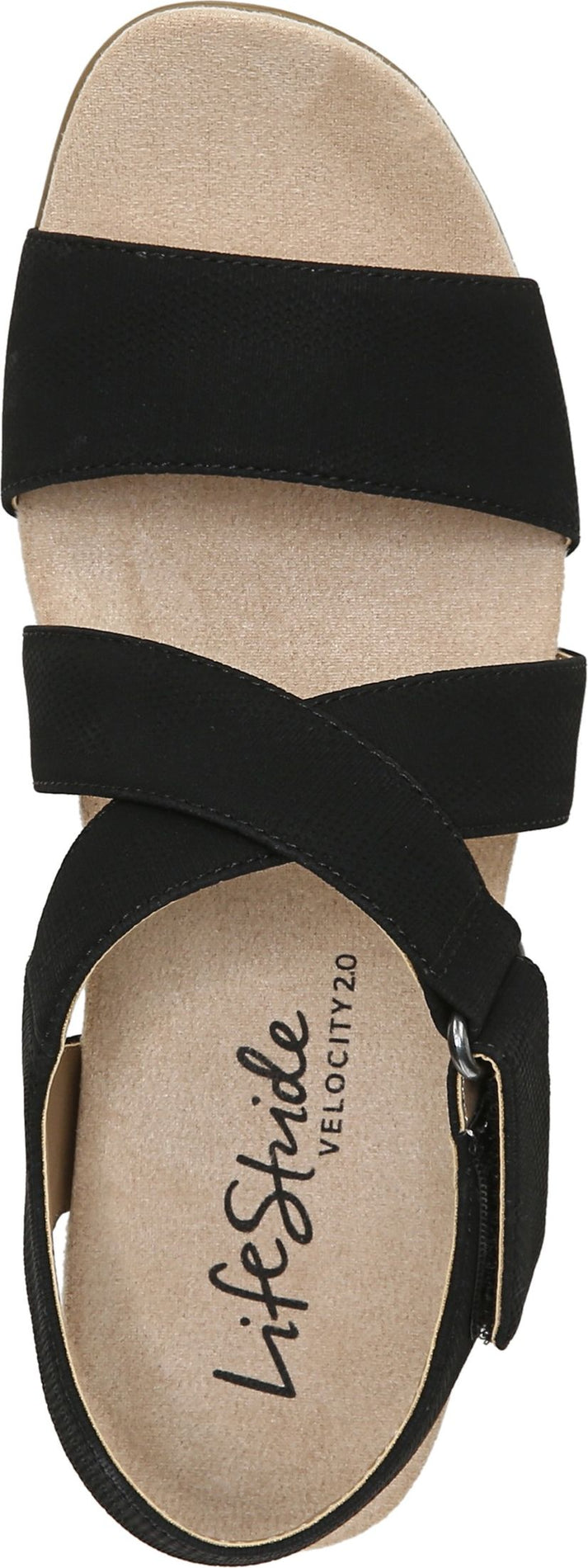 Lifestride Sandals Sincere Black/tan - Wide