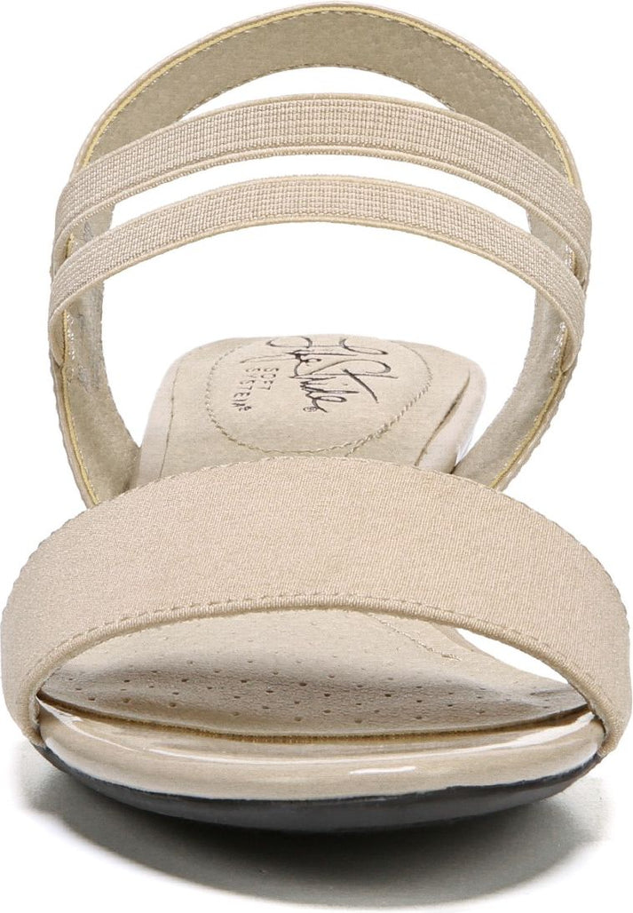 Lifestride Sandals Yolo Tender Taupe - Wide