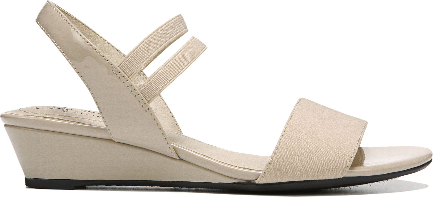 Lifestride Sandals Yolo Tender Taupe - Wide