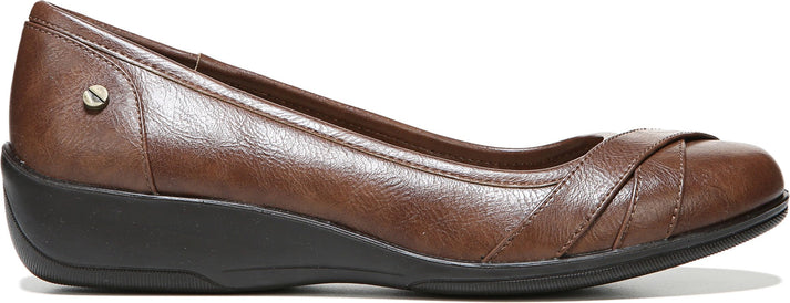 Lifestride Shoes Iloyal Dk Tan - Extra Wide