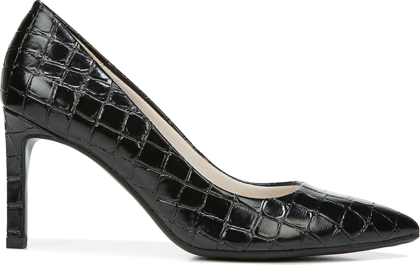 Lifestride Shoes Nadine Black Croco - Wide