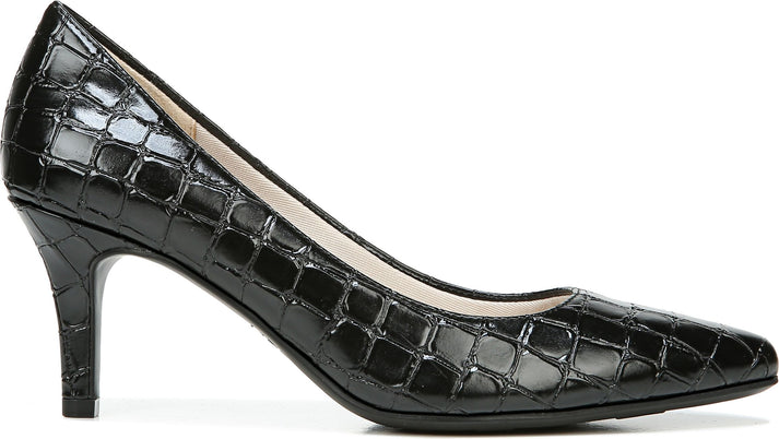 Lifestride Shoes Sevyn Black Croc - Wide