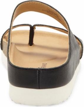 Lucky Brand Sandals Harribel Black Saddle Leather