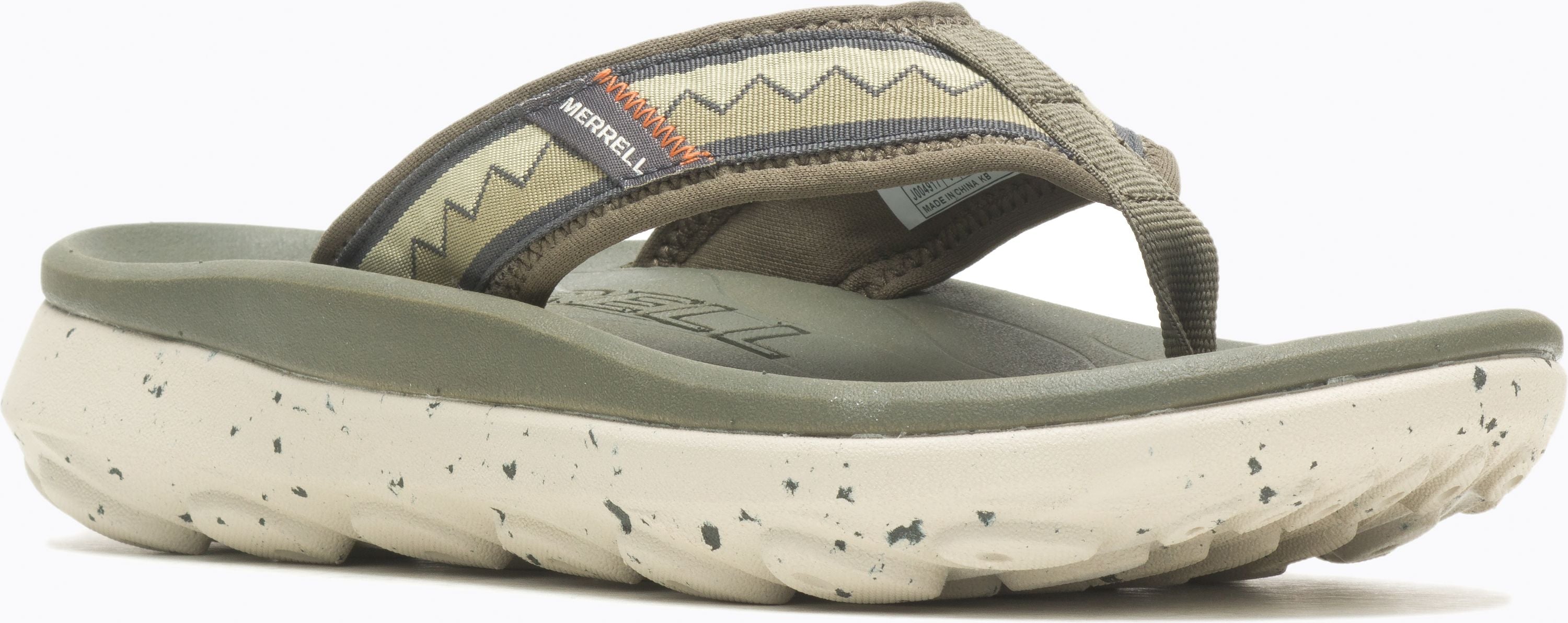 Merrell flip flops mens hot sale