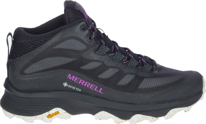 Merrell Shoes Moab Speed Mid Gtx Black