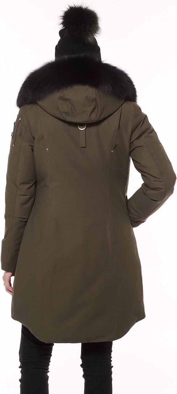 Moose Knuckles Apparel Ladies Stirling Parka Army-black