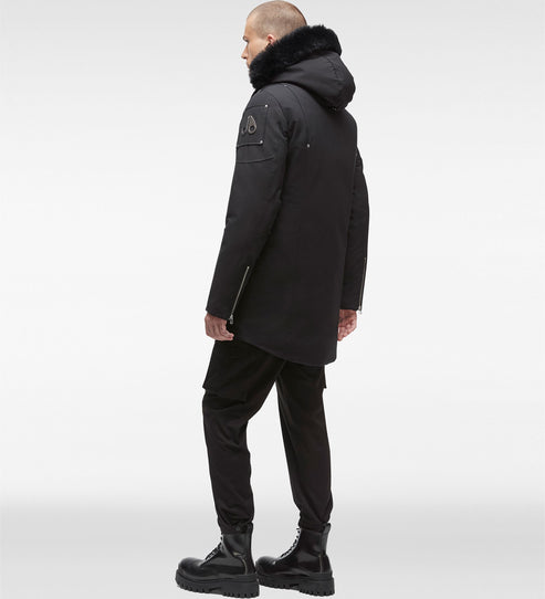 Moose Knuckles Apparel Stirling Parka Shearling Black Black