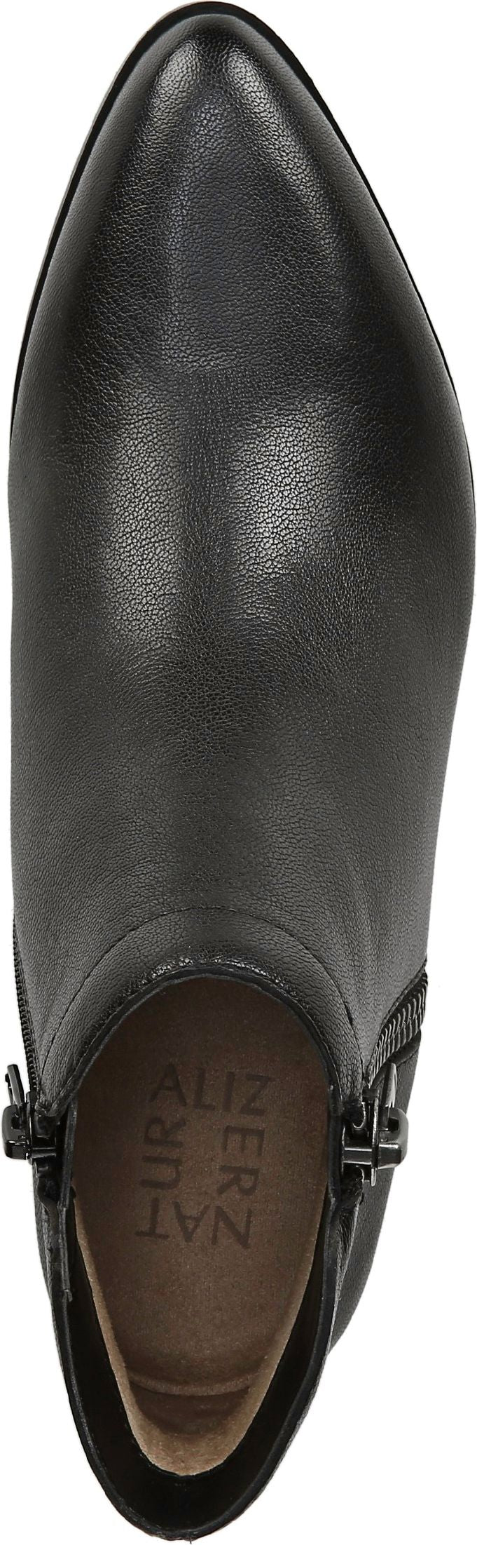 Naturalizer Boots Claire Black Leather - Wide