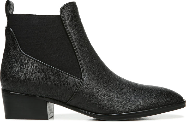 Naturalizer Boots Hailey Black Leather - Wide