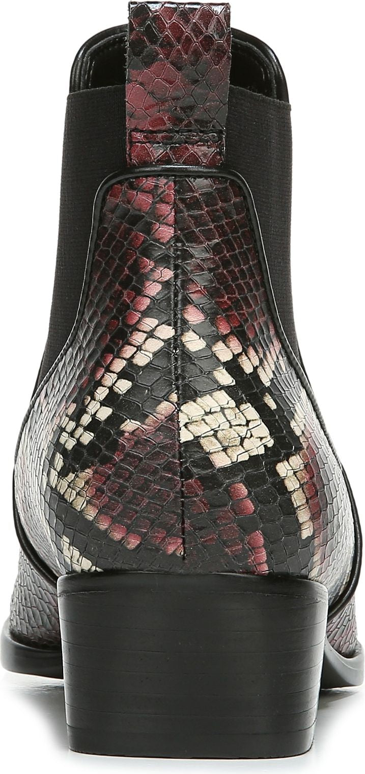 Naturalizer Boots Hailey Red Multi Snake Leather - Wide