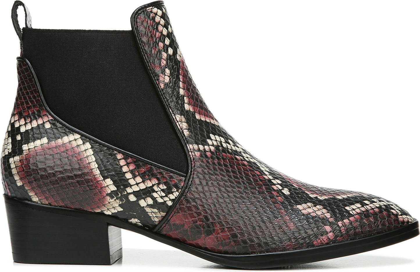 Naturalizer Boots Hailey Red Multi Snake Leather