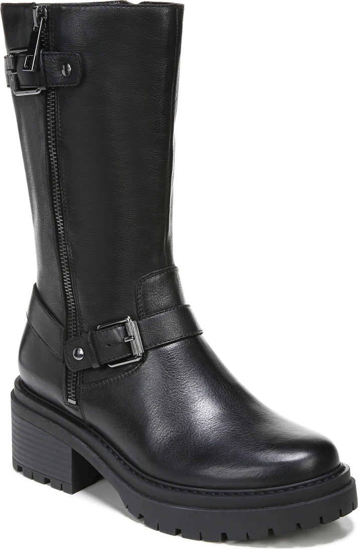 Naturalizer Boots Jager Black Leather - Wide