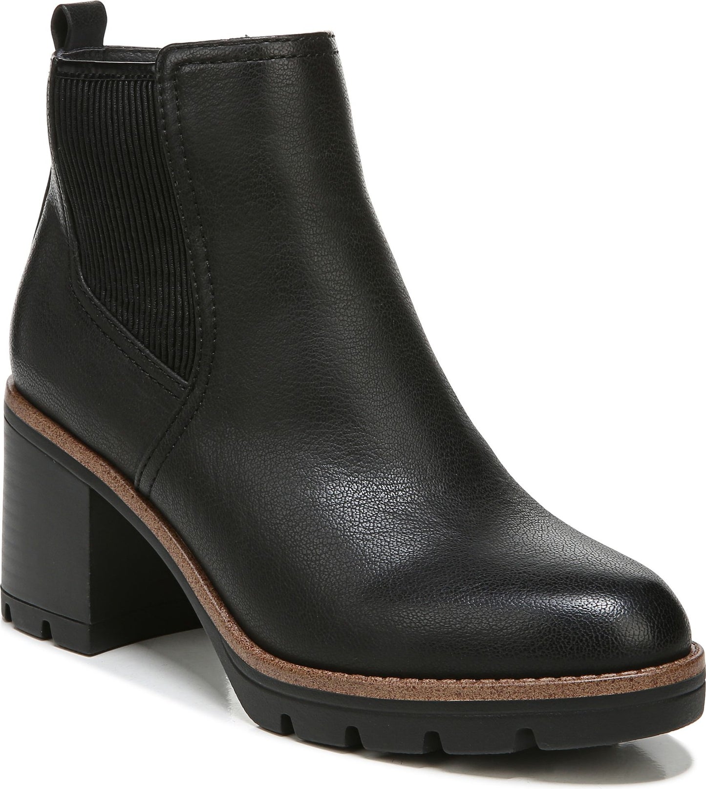 Naturalizer Boots Madalynn Gore Black - Wide