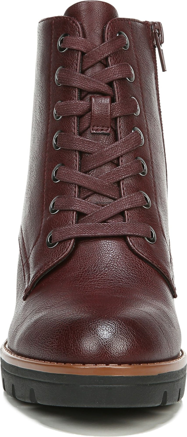 Naturalizer Boots Madalynn Lace Up Bordo