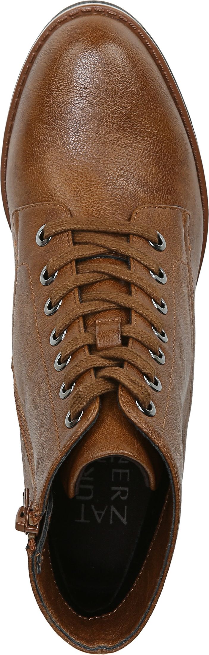 Naturalizer Boots Madalynn Lace Up Tan