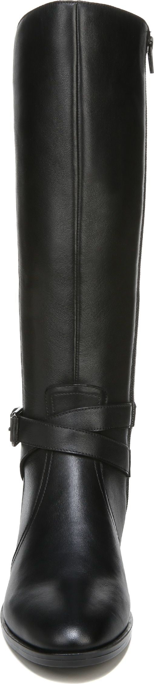 Naturalizer Boots Rena Black Leather - Wide