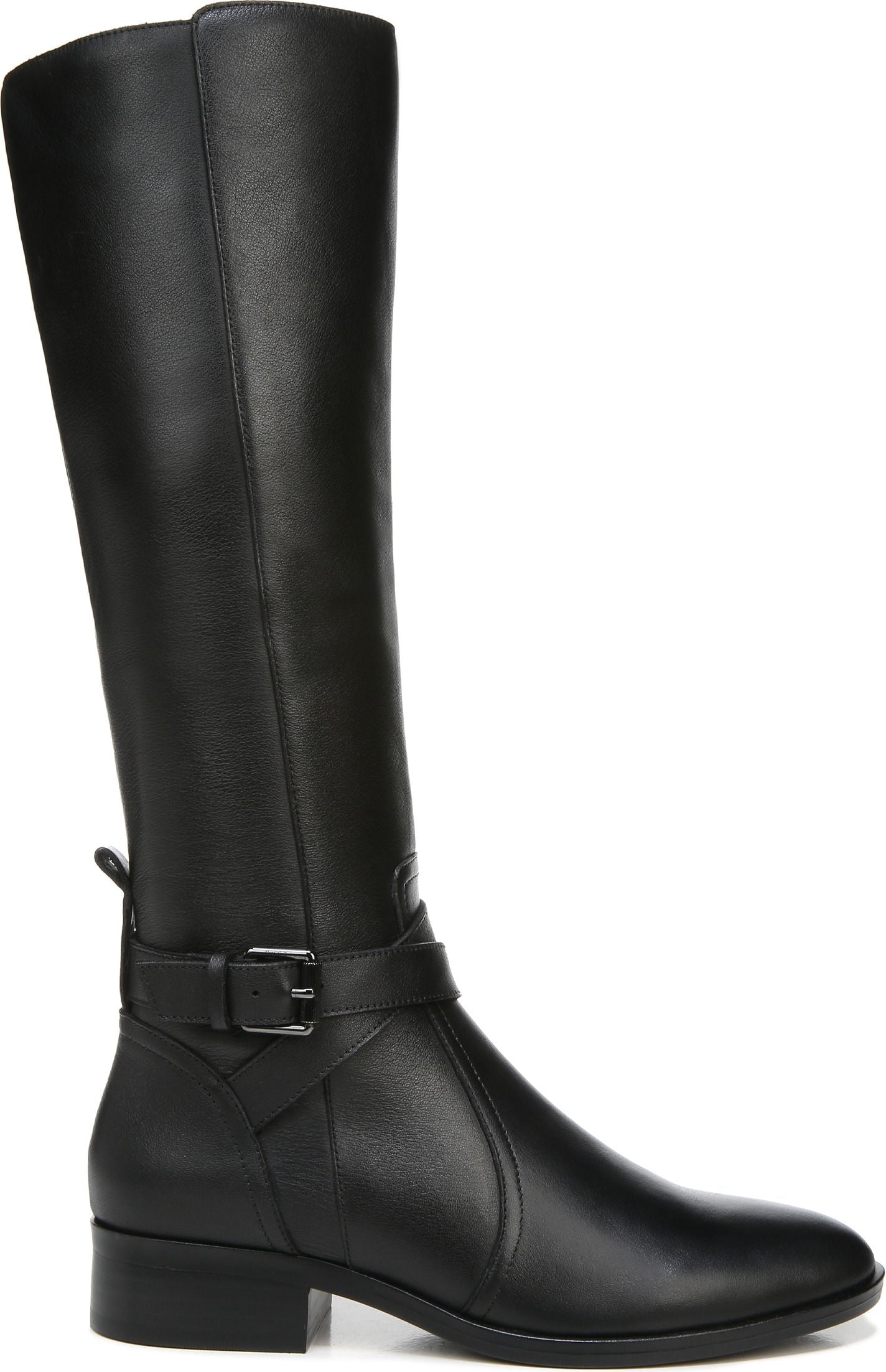 Naturalizer Boots Rena Black Leather - Wide