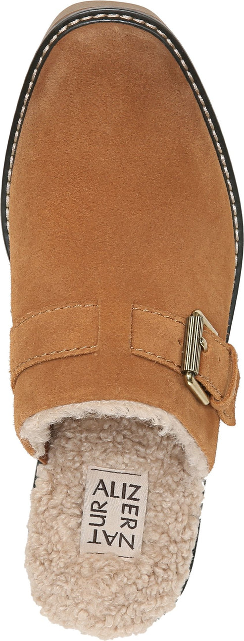 Naturalizer Clogs Wayde Golden Maple Suede - Wide