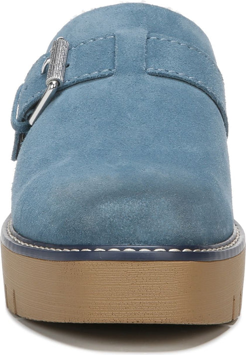 Naturalizer Clogs Wayde Storm Blue Suede - Wide