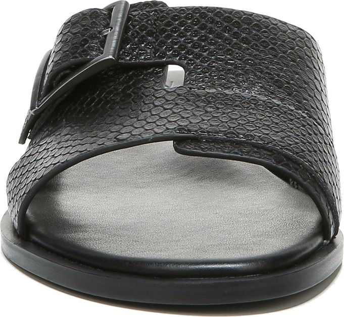 Naturalizer Sandals Faryn Black Snake Leather