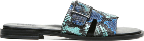 Naturalizer Sandals Faryn Blue Turq Snake Leather