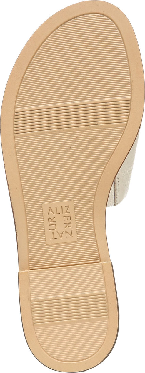 Naturalizer Sandals Faryn Pale Ivory Leather - Wide