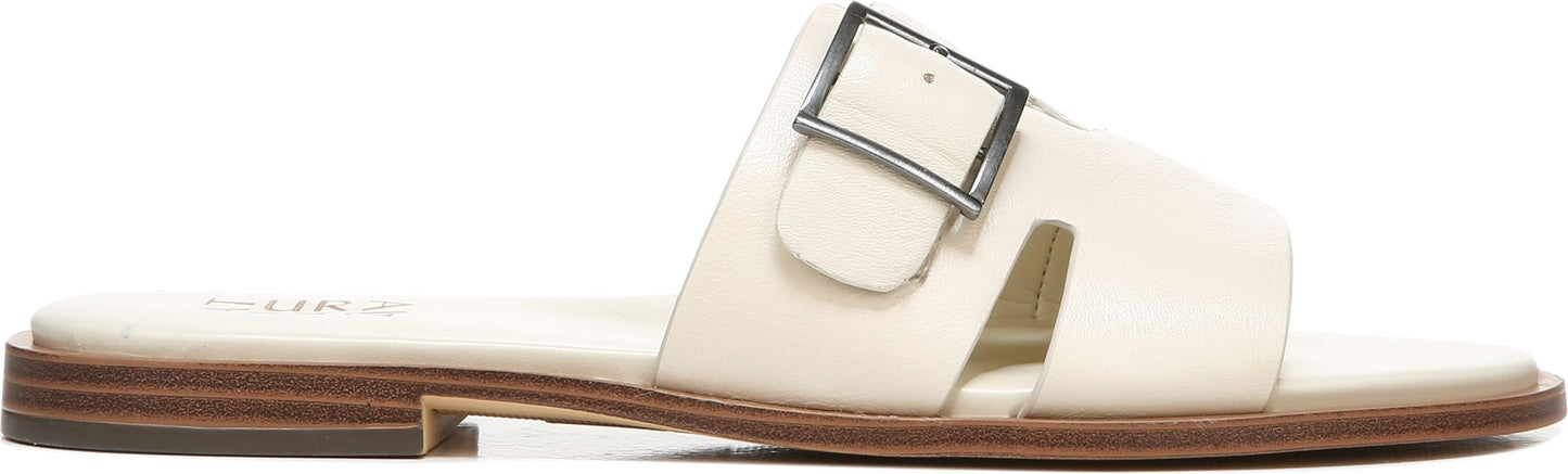 Naturalizer Sandals Faryn Pale Ivory Leather - Wide