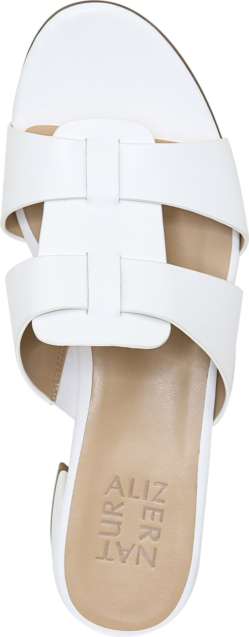 Naturalizer Sandals Joey White - Wide