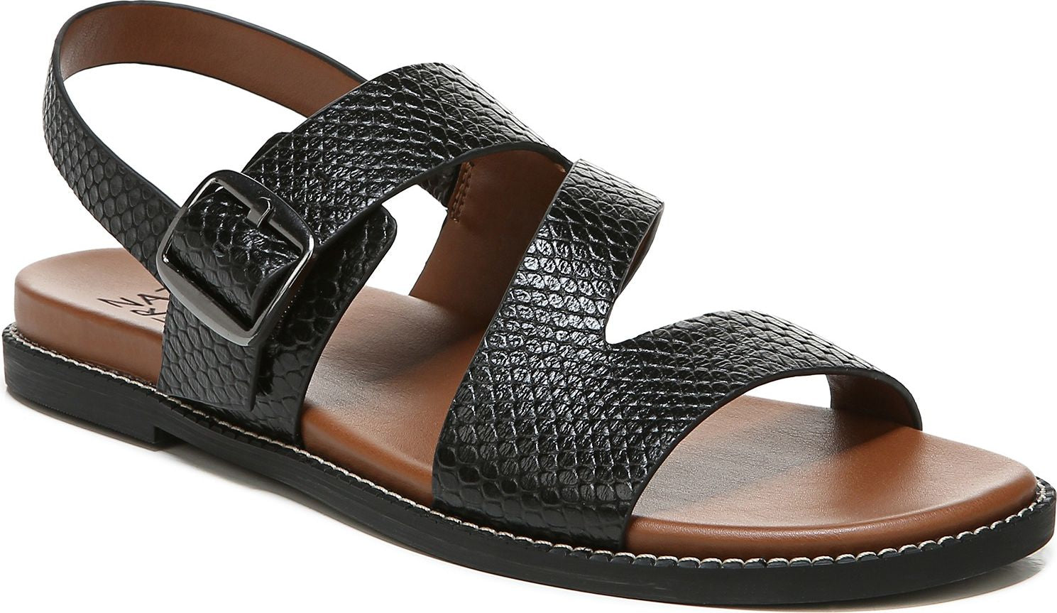 Naturalizer black hot sale flat sandals