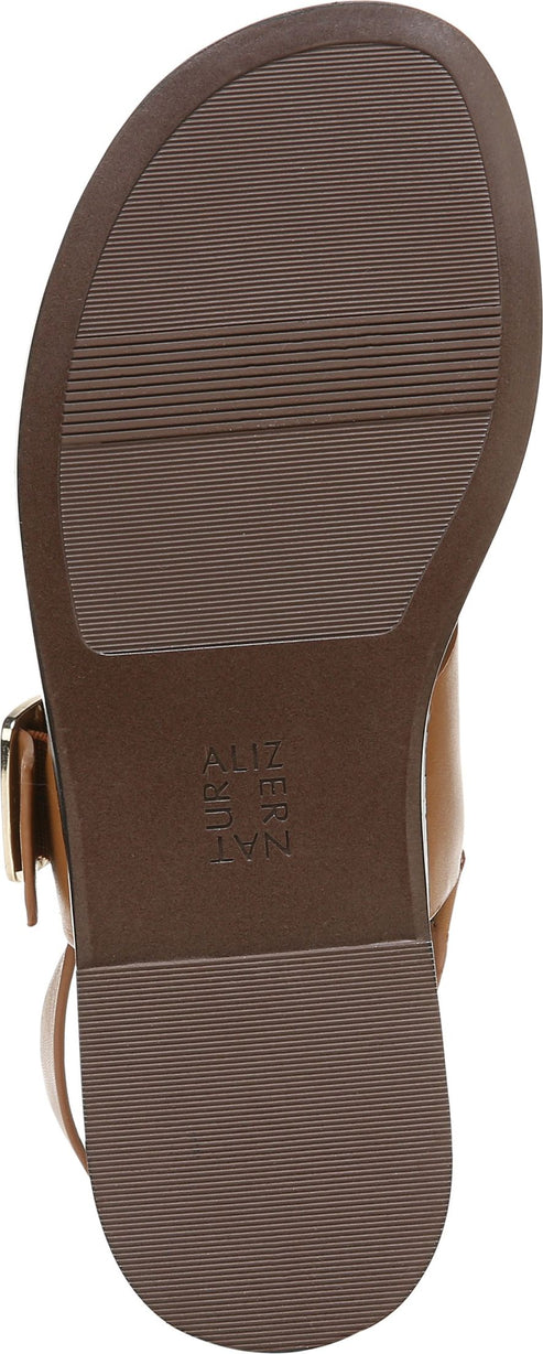 Naturalizer Sandals Kerry Toffee Leather - Wide