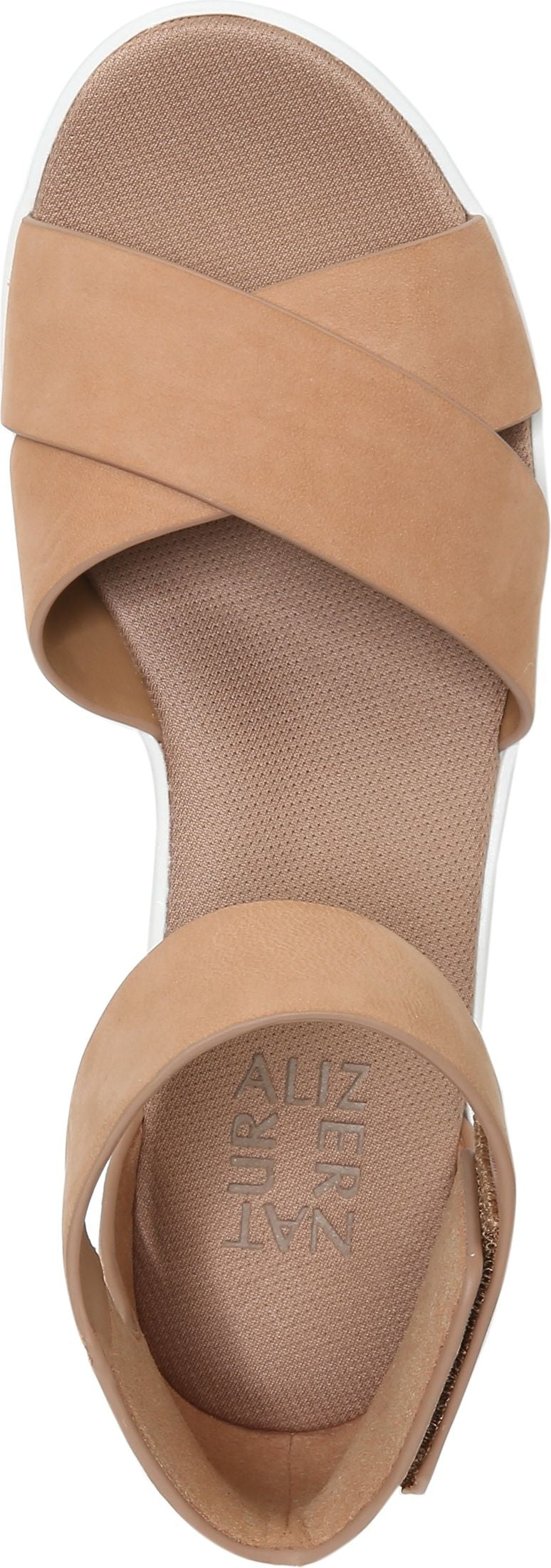 Naturalizer Sandals Riviera Cookie Dough Nubuck