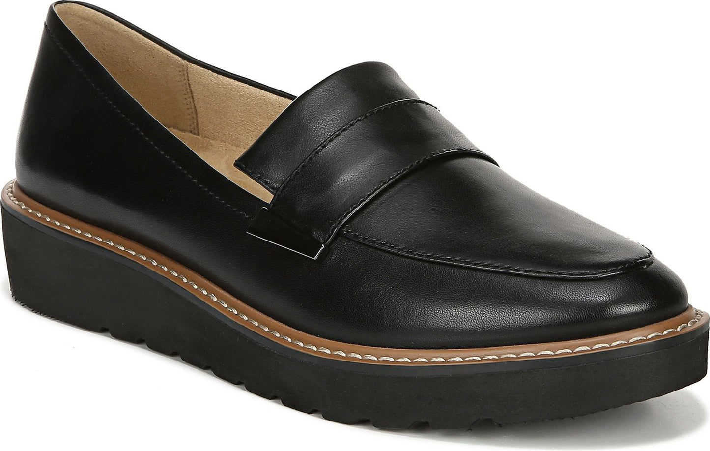 Naturalizer Shoes Adiline Black Leather - Wide