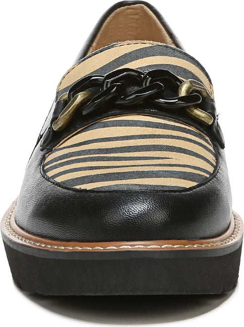 Naturalizer Shoes Agnes Black/crembrulee Zebra Leather - Wide