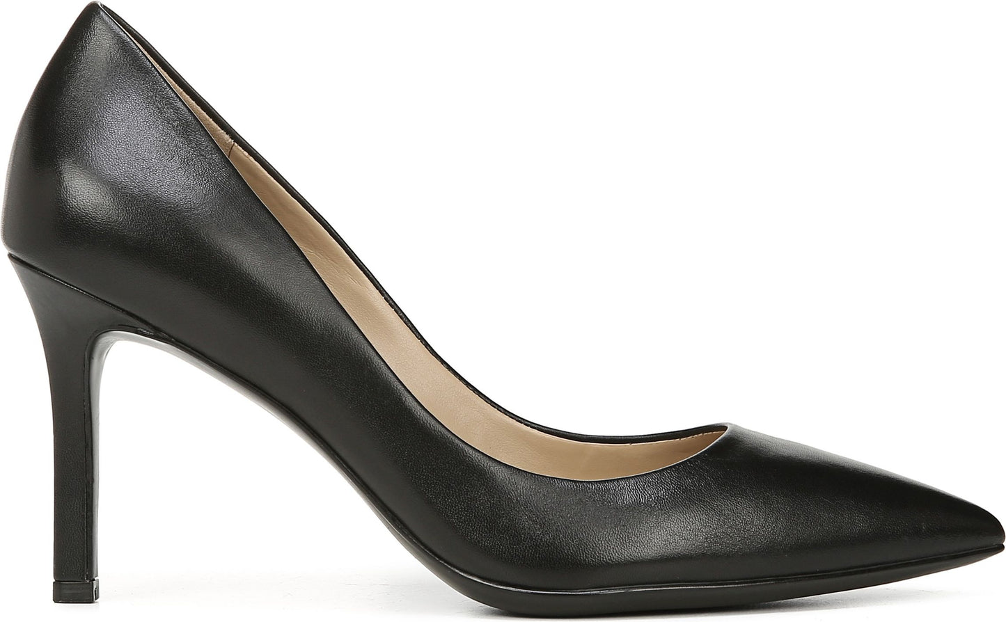 Naturalizer Shoes Anna Black Leather - Narrow