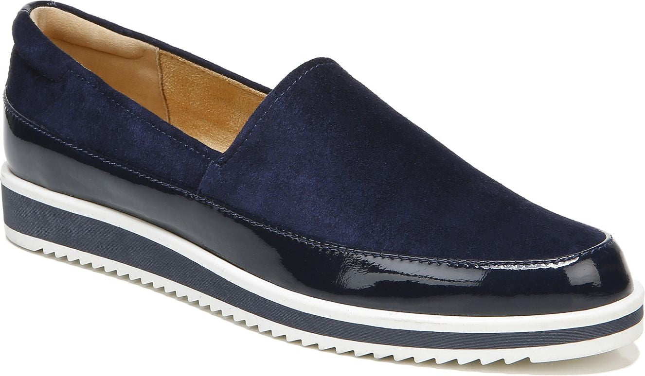 Naturalizer Shoes Beale French Navy Suede - Wide