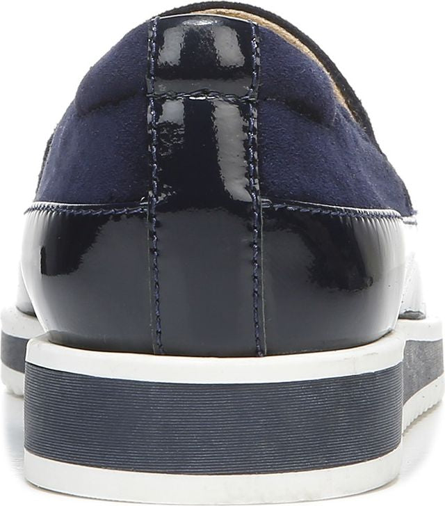 Naturalizer Shoes Beale French Navy Suede - Wide