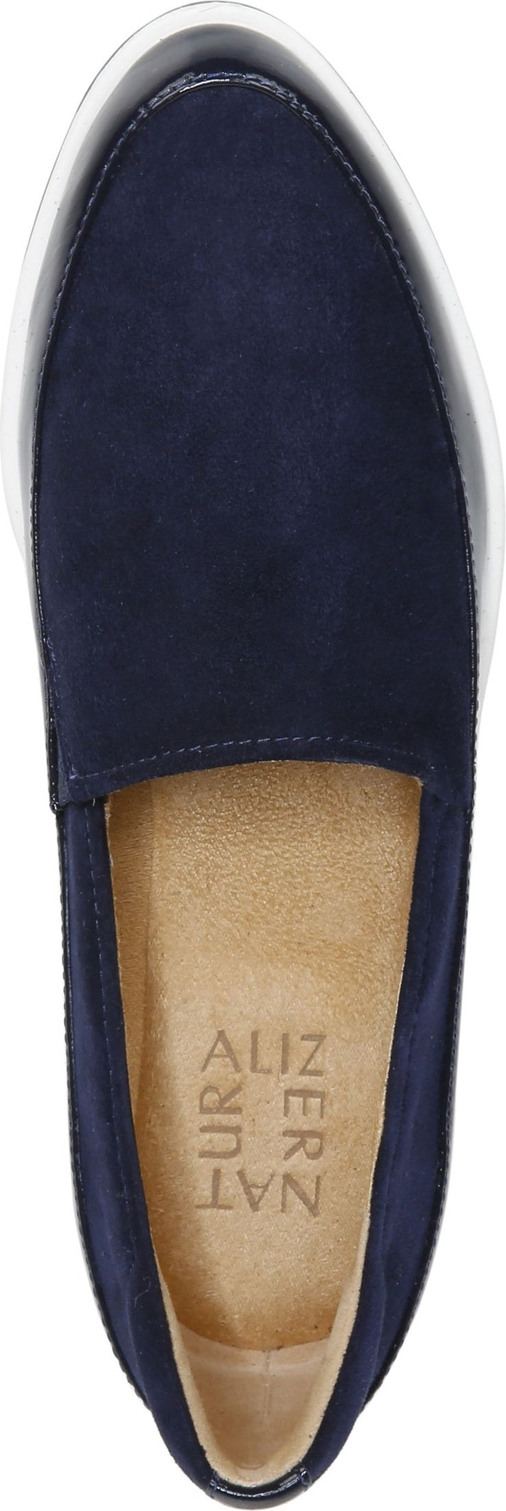 Naturalizer Shoes Beale French Navy Suede - Wide