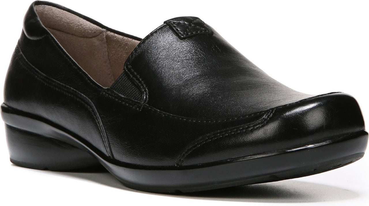 Naturalizer Shoes Channing Black Leather - Extra Wide