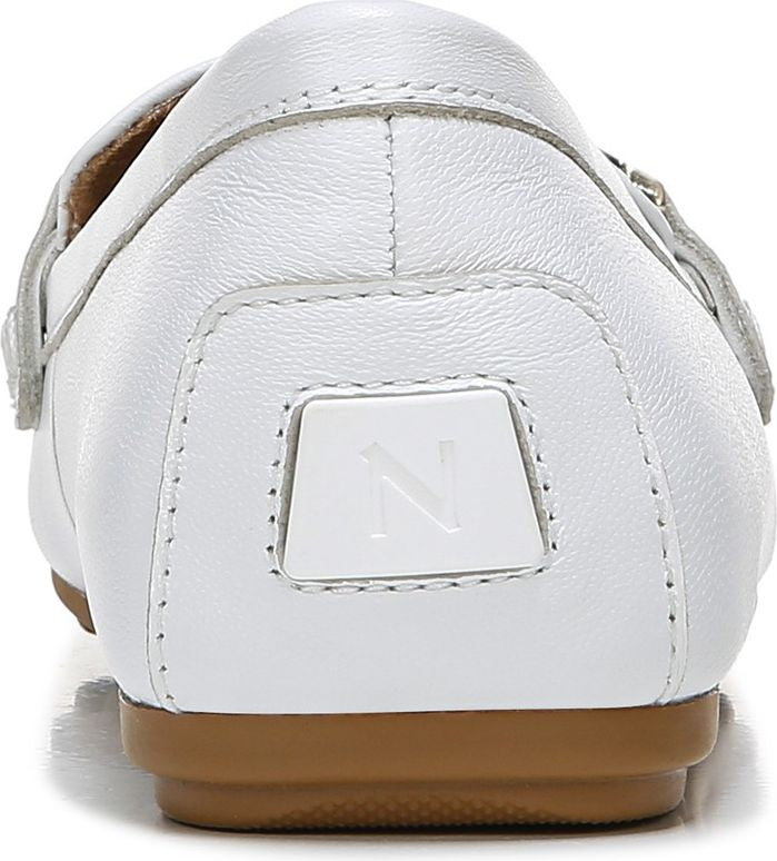 Naturalizer Shoes Demur Bit White Leather - Wide