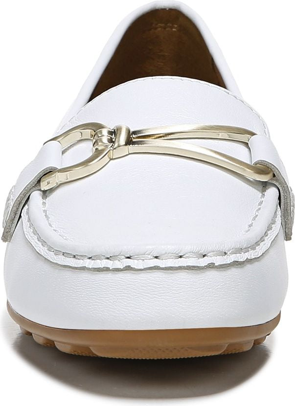 Naturalizer Shoes Demur Bit White Leather - Wide