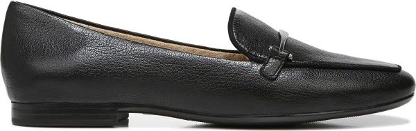 Emiline Loafer Black Tumbled Leather