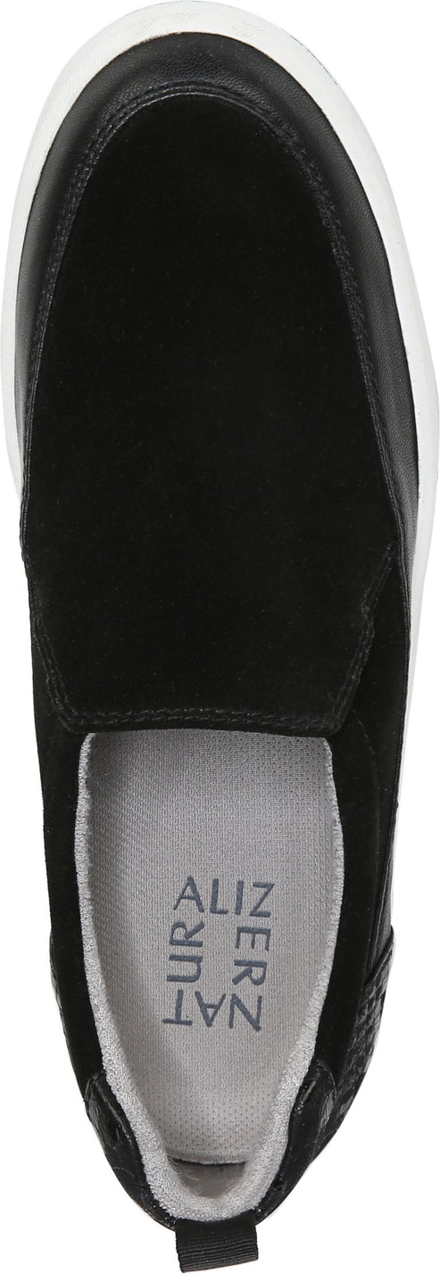 Naturalizer Shoes Evin Slipon Black Suede - Wide