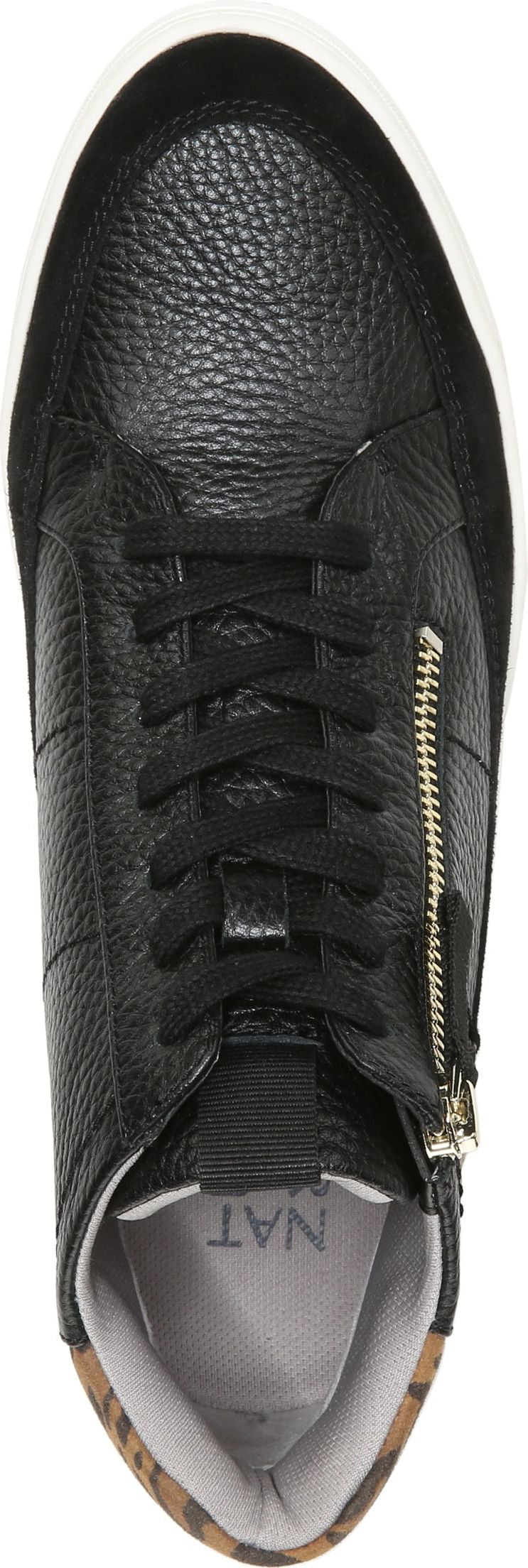 Naturalizer Shoes Hadley Hi Black Leather Suede - Wide