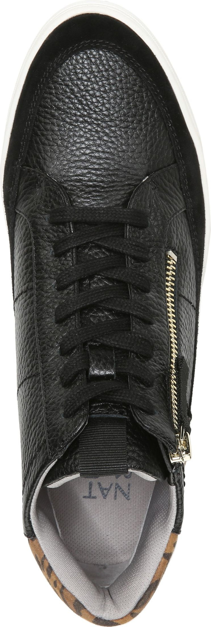 Naturalizer Shoes Hadley Hi Black Leather Suede