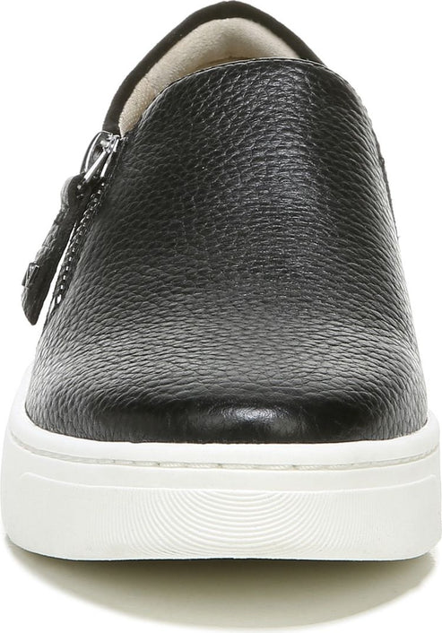 Naturalizer Shoes Hawthorn Black Pebbled Leather Suede