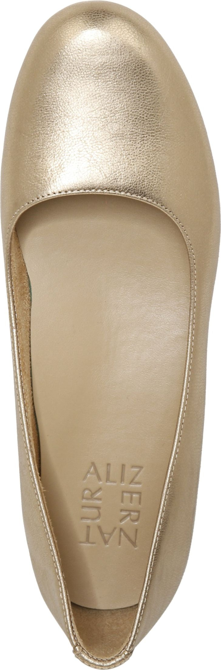 Naturalizer Shoes Maxwell Lt Gold Leather - Narrow