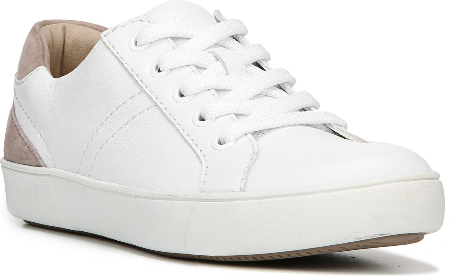 Naturalizer Shoes Morrison White Leather - Extra Wide