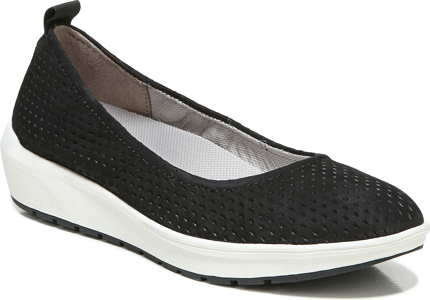 Naturalizer Shoes Philippa Black Nubuck - Wide